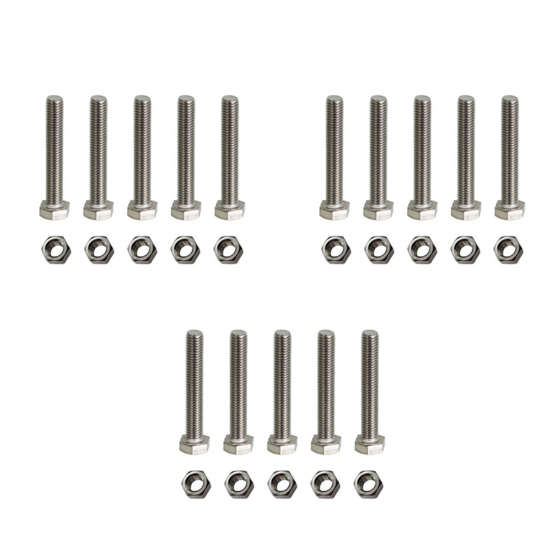 پیچ و مهره مدل Gh-10-100 مجموعه 30 عددی