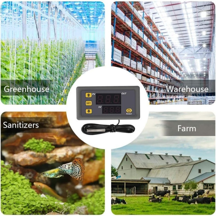 ترموستات کنترلر دما دیجیتال مدل W3230 220V