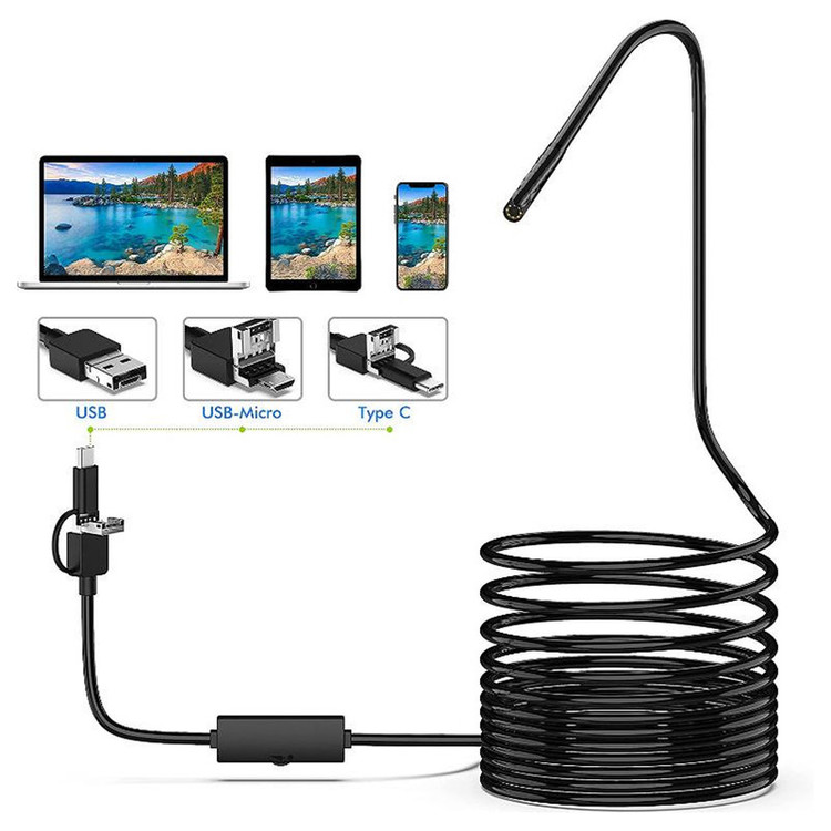 دوربین شلنگی مدل اتوفوکوس کد 5M Waterproof