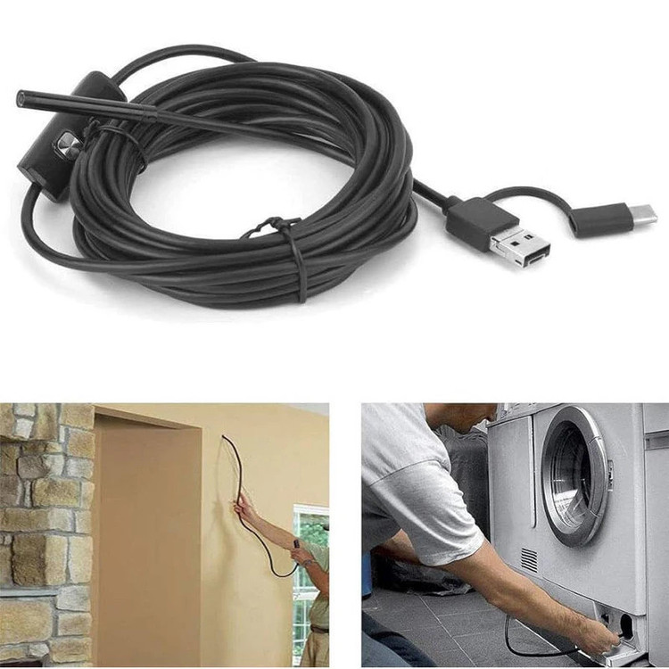 دوربین آندوسکوپی مدل شلنگی Hard Wire Waterproof کد 5M