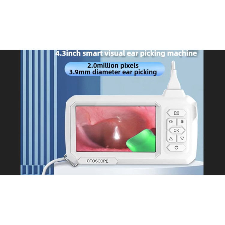 ویدیو اتوسکوپ مدل مانیتور دار کد Visiual Earpick