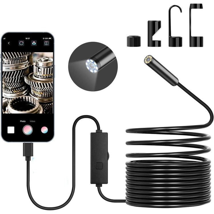دوربین شلنگی مدل ضدآب Autofocus 10M HD 360