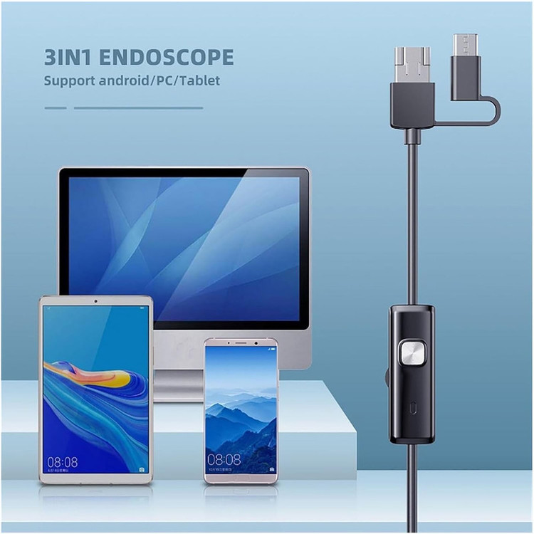 دوربین شلنگی مدل ضدآب Autofocus 10M HD 360