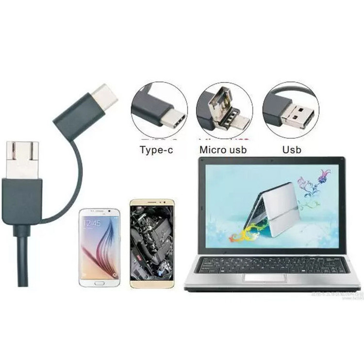 دوربین شیلنگی مدل فلزی شکل پذیر کد 10M HD