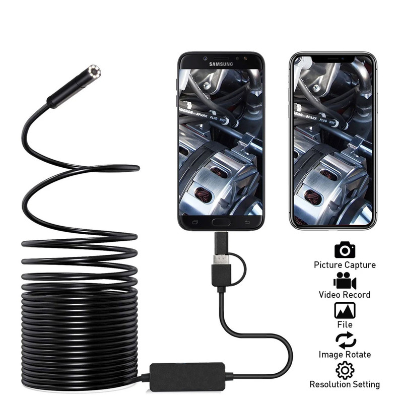 دوربین شلنگی مدل اتوفوکوس ضدآب کد 10M HD