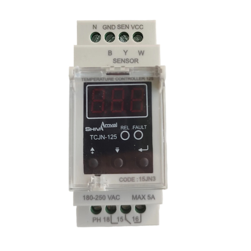 ترموستات کنترلر دما شیوا امواج مدل TCJN-125 کد 15JN3 بسته سه عددی