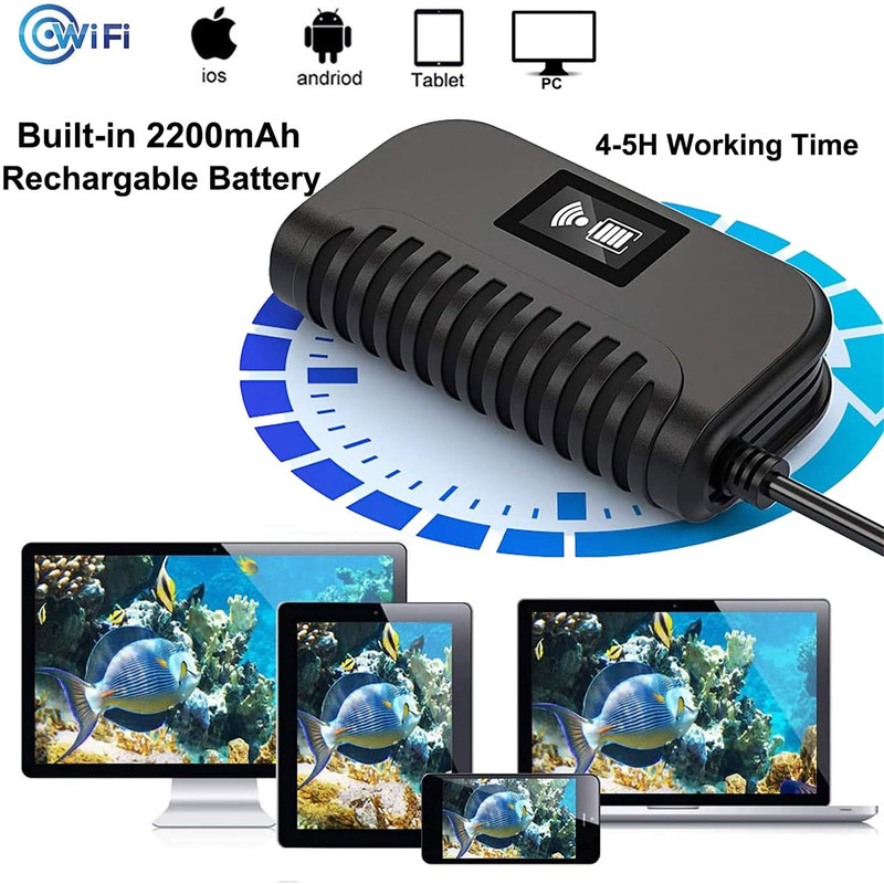 دوربین شلنگی مدل اتوفوکوس فنری منعطف 10M WIFI HD NEW
