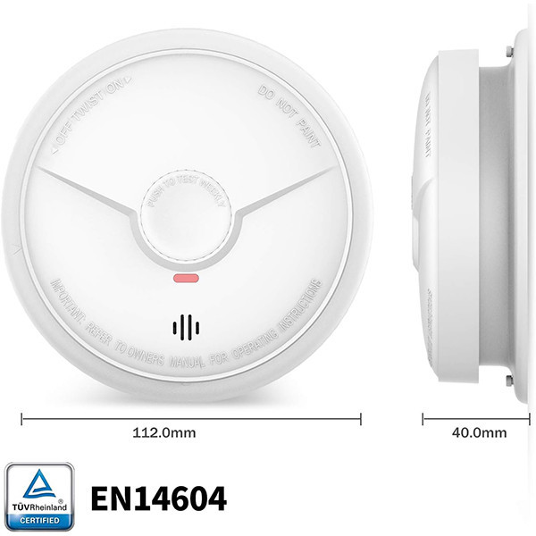 دتکتور دود و حرارت هیمان مدل HM-635PH بسته 3 عددی