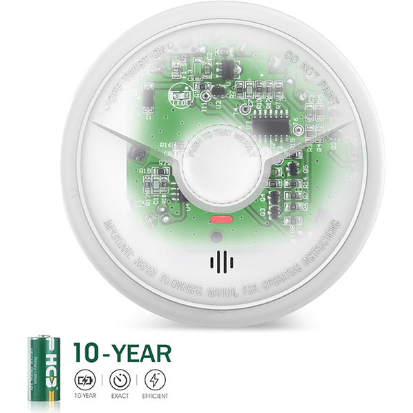 دتکتور دود و حرارت هیمان مدل HM-635PH بسته 3 عددی