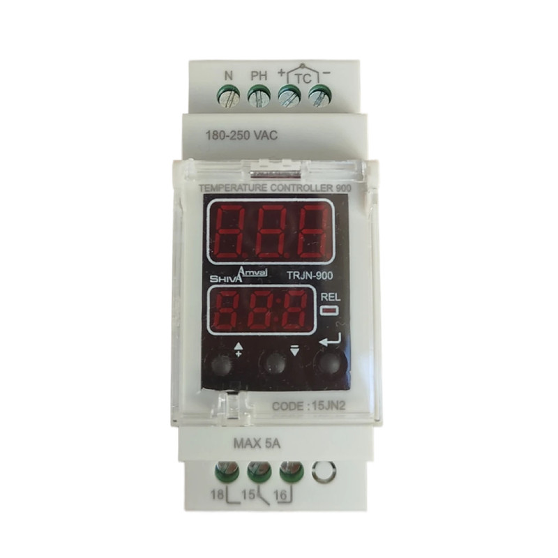 ترموستات کنترلر دما 0 الی 900 درجه شیوا امواج مدل TRJN-900 کد 15JN2