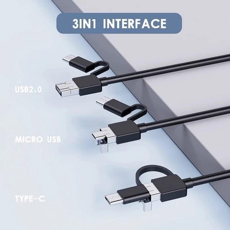دوربین شلنگی مدل اتوفوکوس منعطف فلزی 10M 5MP 360
