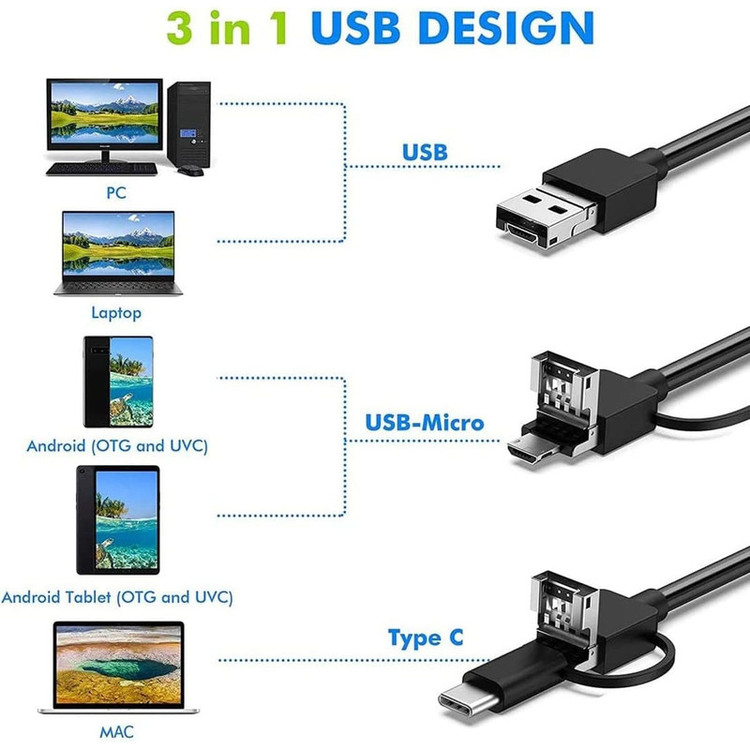 دوربین آندوسکوپی مدل اتوفوکوس 10M 5MP NEW 2024