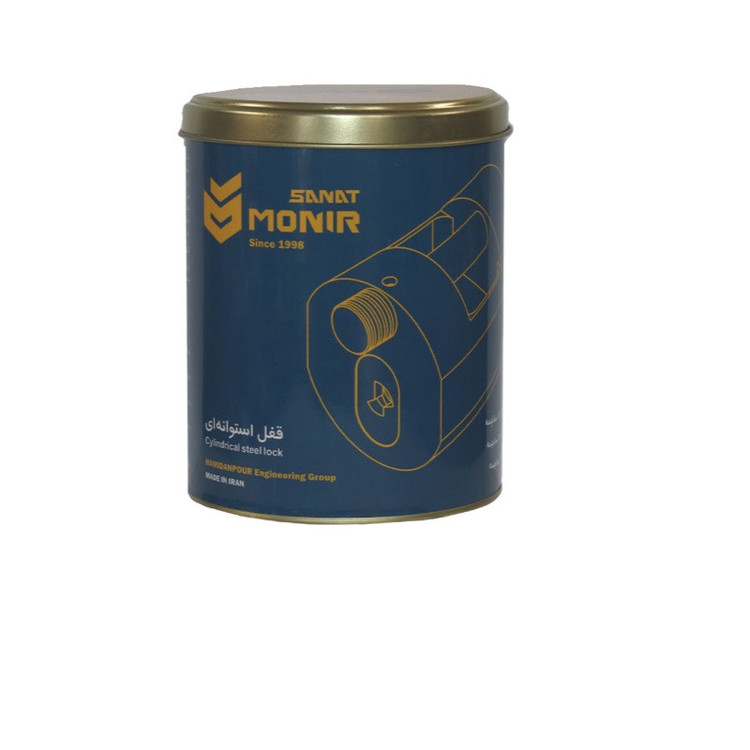 قفل کتابی منیر صنعت مدل استوانه ای M 110