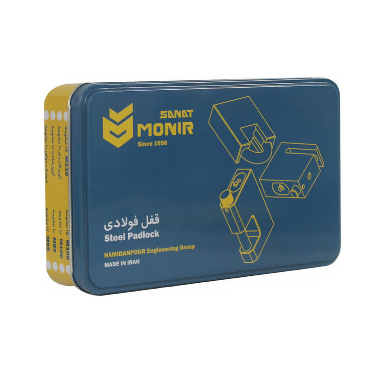 قفل کتابی منیر صنعت مدل M100 طرح جدید