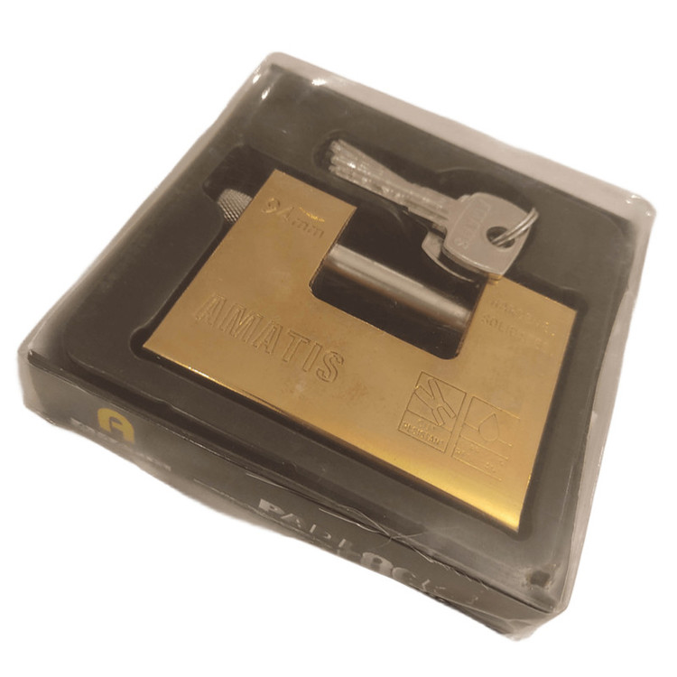 قفل کتابی آماتیس مدل روکش دار کد 90MM