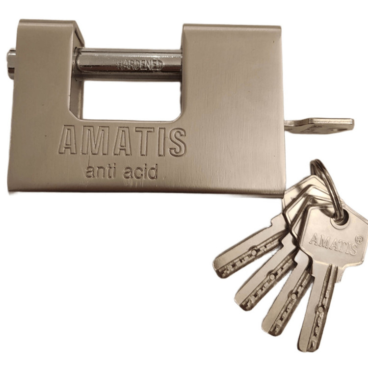 قفل کتابی آماتیس مدل روکش دار کد 90MM