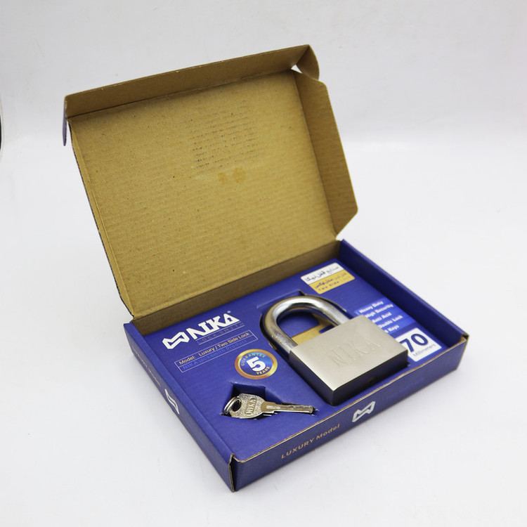 قفل آویز نیکا مدل لوکس کد YP-70MM
