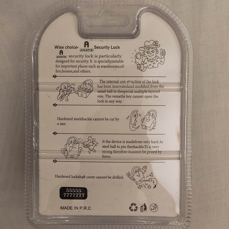 قفل آویز آماتیس کد 70MM