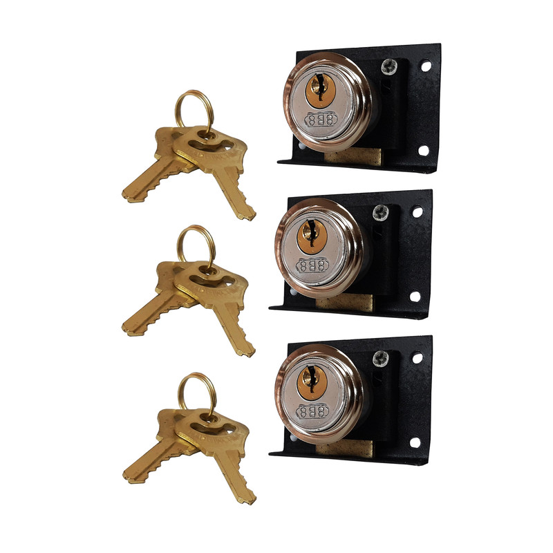 قفل کمدی 8 بی 8مدل HT - 003 مجموعه سه عددی