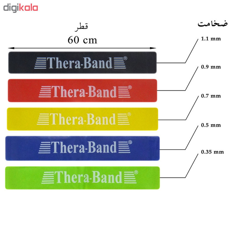 کش پیلاتس تراباند کد 579 مجموعه 5 عددی