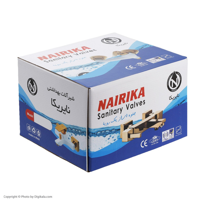 ست شیرآلات نایریکا مدل هلن لایت کد WK-02 یونیورست مجموعه 6 عددی