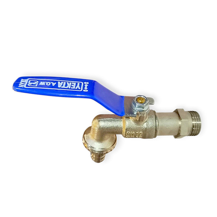 شیر حیاطی برند یکتا مدل دسته گازی سایز 1/2
