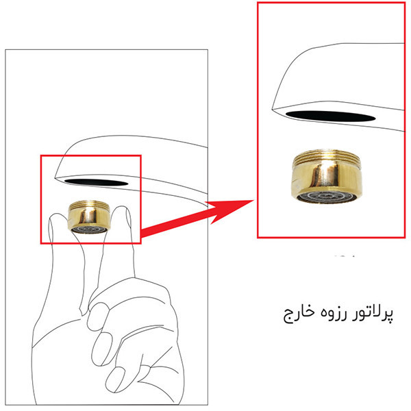 سر شیر آب مدل S&W