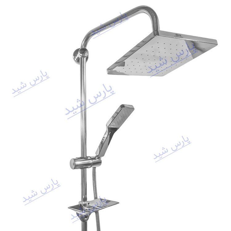 علم دوش حمام شیرآلات بهداشتی پارس شید فاتح مدل رسوب گیر اتومات