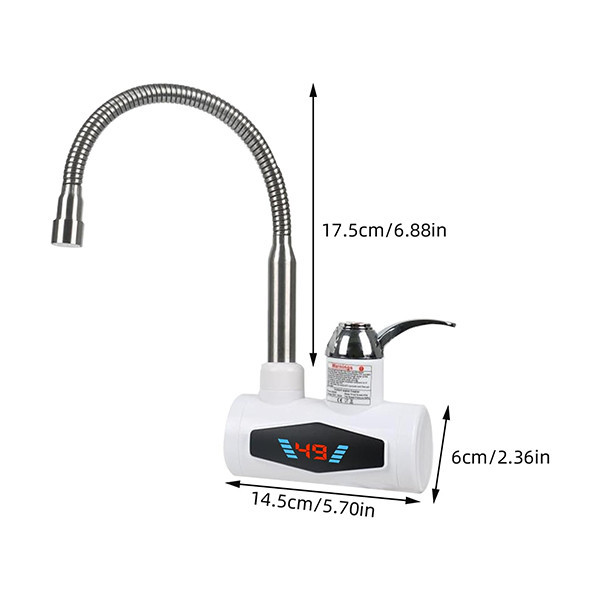 شیر آبگرمکن دار برقی مدل ظرفشویی کد TUC0767-SEU