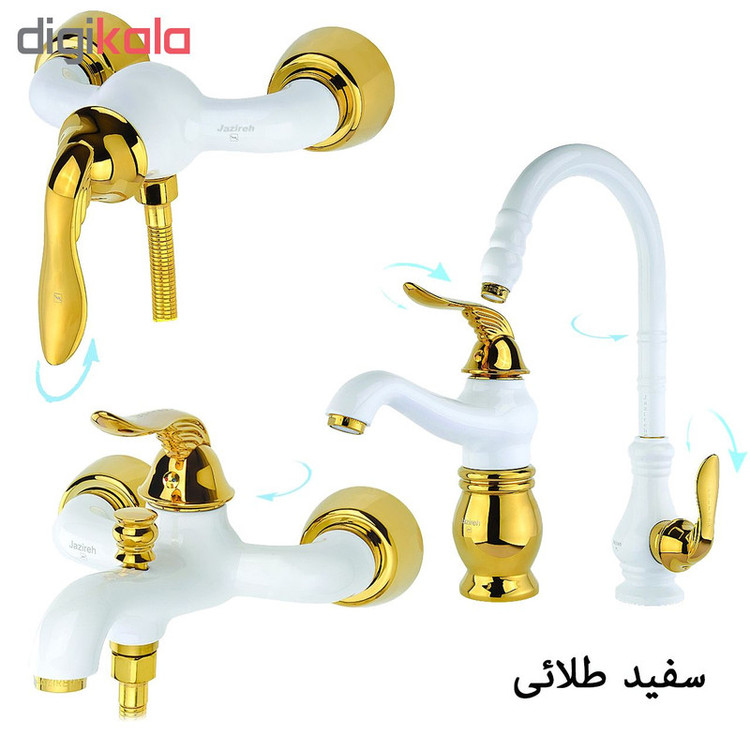 شیرآلات جزیره مدل سورن کد SS-MJ-105-107 مجموعه 4 عددی