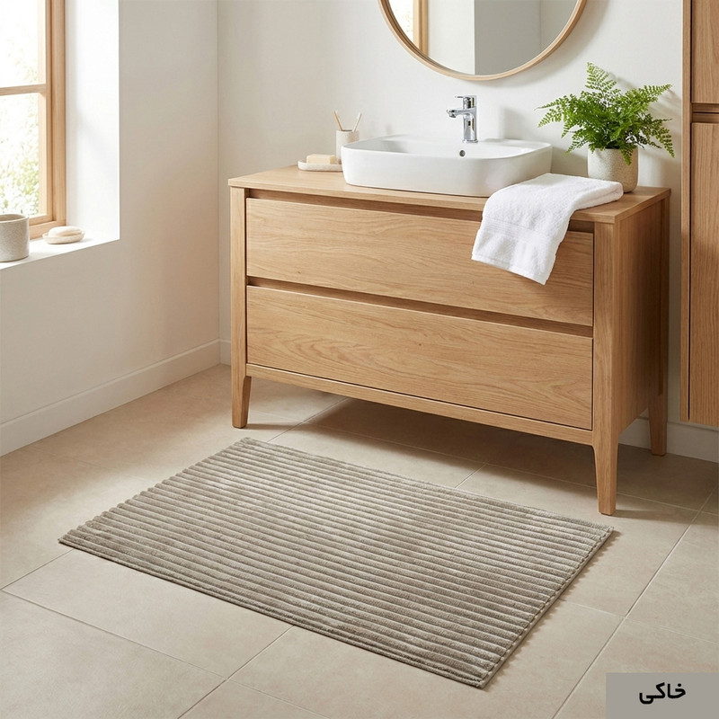 پادری وینوما مدل سرویس بهداشتی و حمام 4 لایه مخمل ویژه سایز 80x50 سانتیمتر مناسب برای فضای داخلی