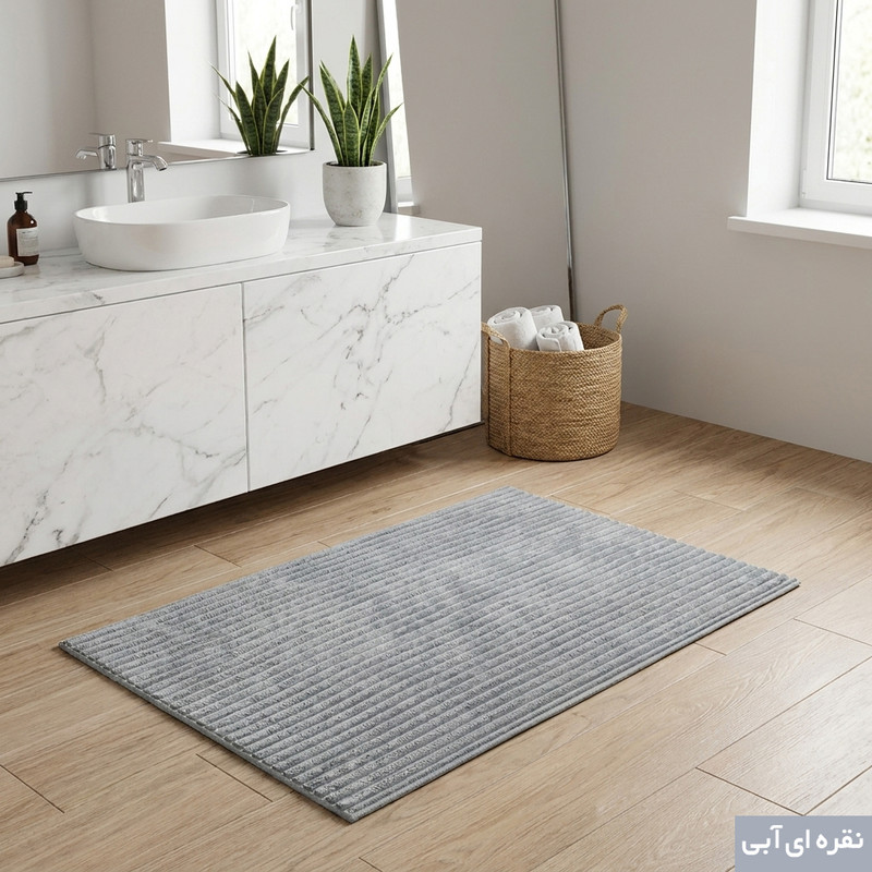 پادری وینوما مدل سرویس بهداشتی و حمام 4 لایه مخمل ویژه سایز 80x50 سانتیمتر مناسب برای فضای داخلی