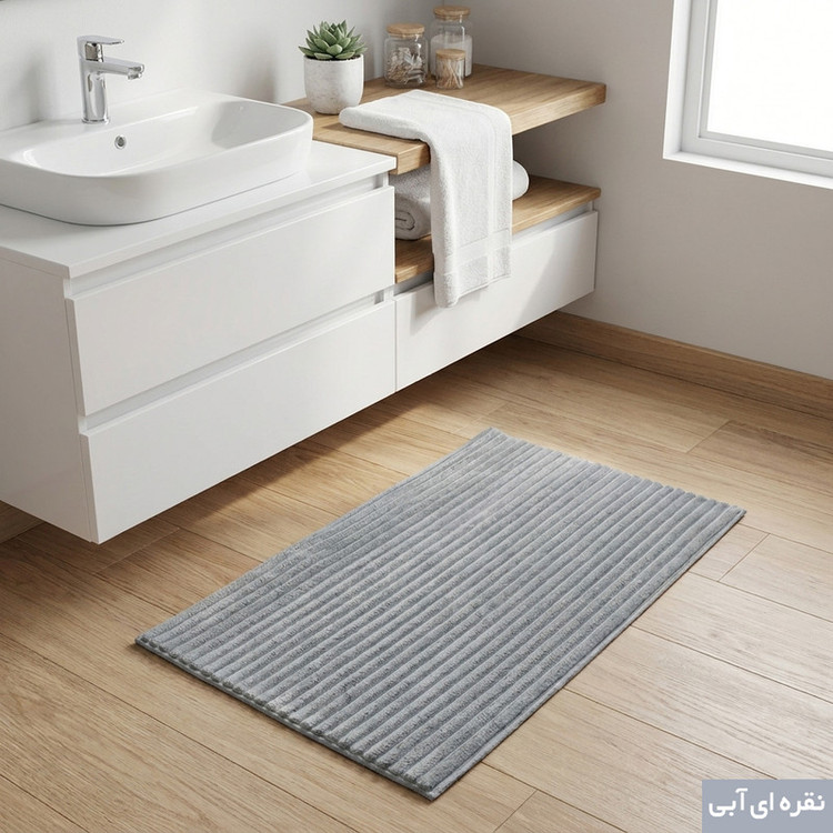 پادری وینوما مدل سرویس بهداشتی و حمام 4 لایه مخمل ویژه سایز 80x50 سانتیمتر مناسب برای فضای داخلی