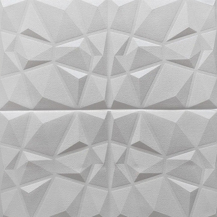 دیوارپوش مدل فومی پشت چسب دار طرح الماس بسته 10 عددی