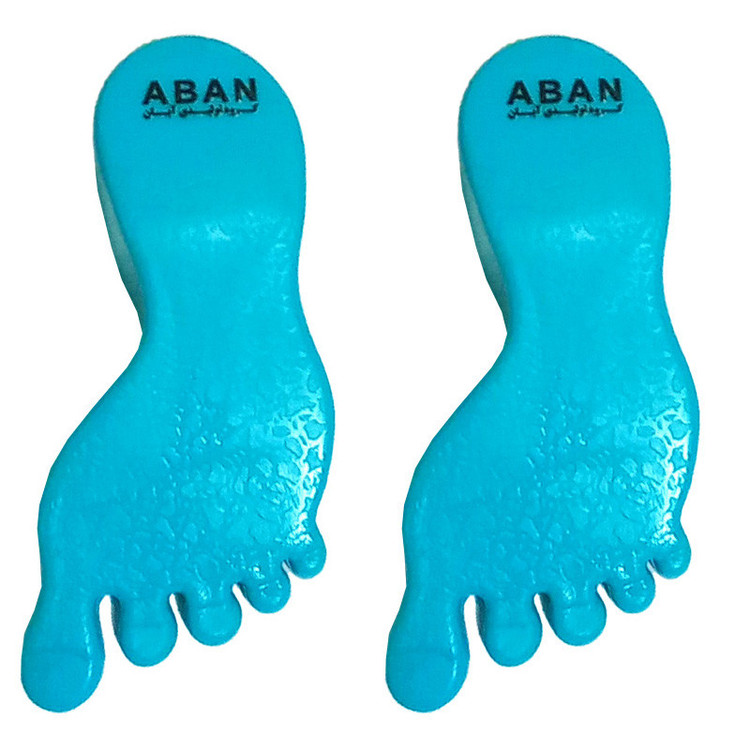 نگهدارنده درب آبان مدل پا سایز 11x6x3 سانتیمتر مجموعه 2 عددی