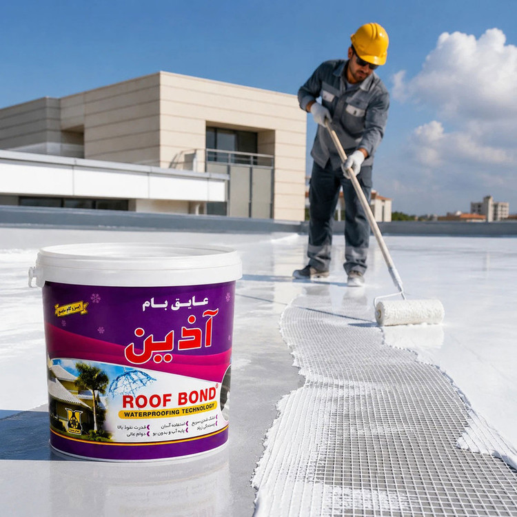 عایق بام خوش چسب مدل ROOF BOND وزن 10 کیلوگرم