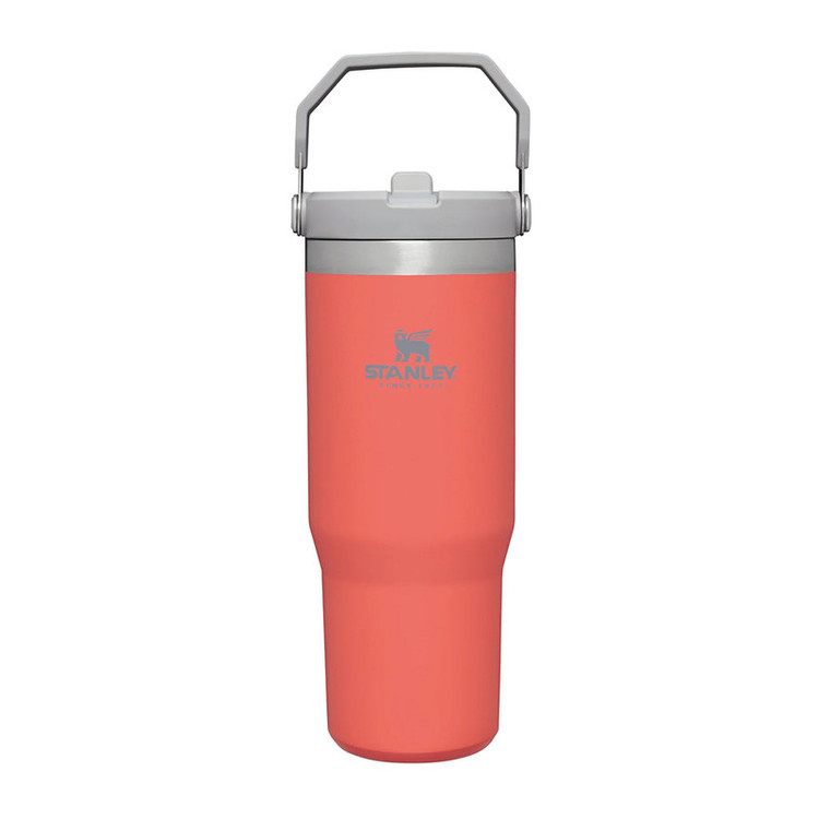 قمقمه 0.88 لیتری مدل Iceflow Flip Straw Tumbler، جنس استیل، دارای درب پیچی با سری پیچی آساننوش نیدار، عایق حرارت استیل