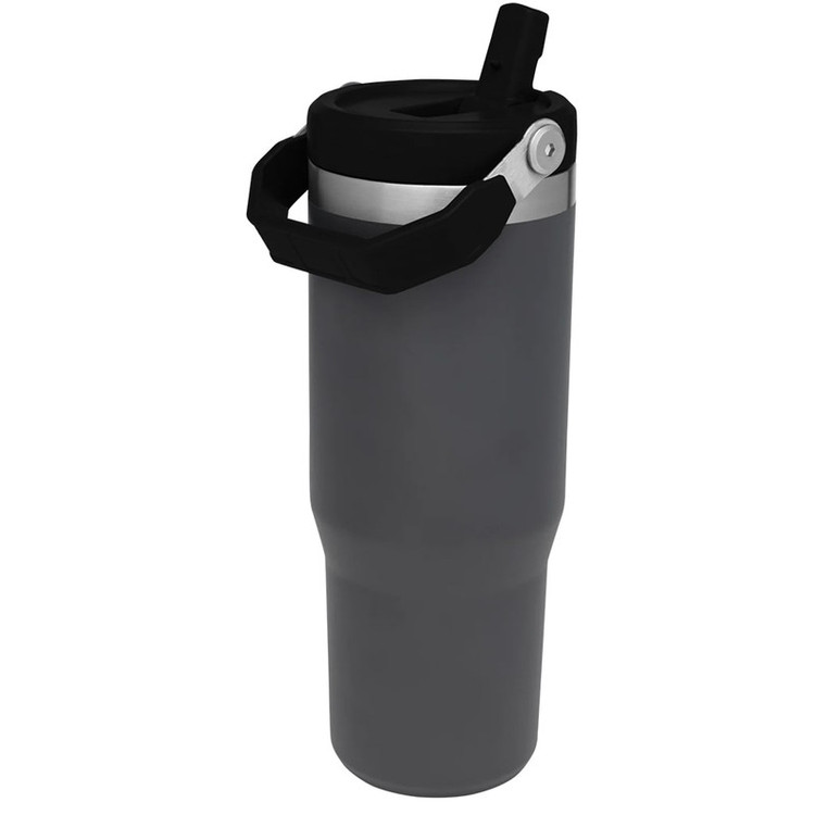 قمقمه 0.88 لیتری مدل Iceflow Flip Straw Tumbler، جنس استیل، دارای درب پیچی با سری پیچی آساننوش نیدار، عایق حرارت استیل