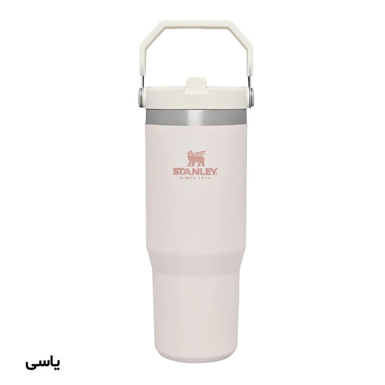 قمقمه 0.88 لیتری مدل Iceflow Flip Straw Tumbler، جنس استیل، دارای درب پیچی با سری پیچی آساننوش نیدار، عایق حرارت استیل