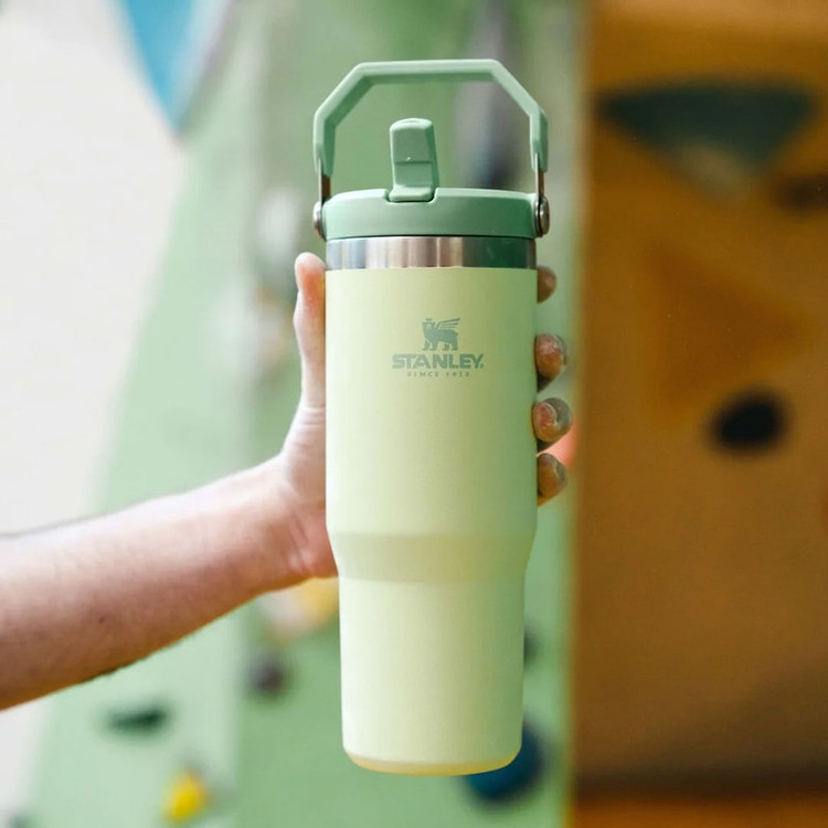 قمقمه 0.88 لیتری مدل Iceflow Flip Straw Tumbler، جنس استیل، دارای درب پیچی با سری پیچی آساننوش نیدار، عایق حرارت استیل