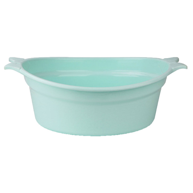 لگن حمام بیضیشکل لایف کد 5505 پلاستیکی با ابعاد 59×41×20 سانتیمتر و وزن 650 گرم