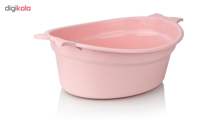 لگن حمام بیضیشکل لایف کد 5505 پلاستیکی با ابعاد 59×41×20 سانتیمتر و وزن 650 گرم