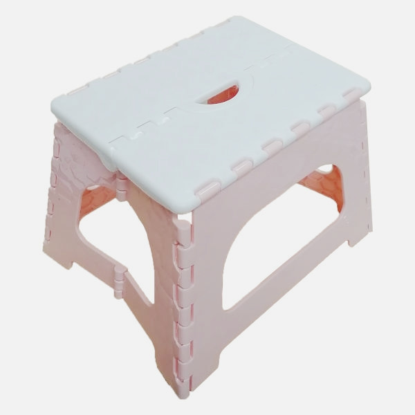 چهارپایه حمام تاشو طرح توانگر کد 720، جنس پلاستیک، ابعاد 24x18x20 سانتی‌متر، وزن 500 گرم