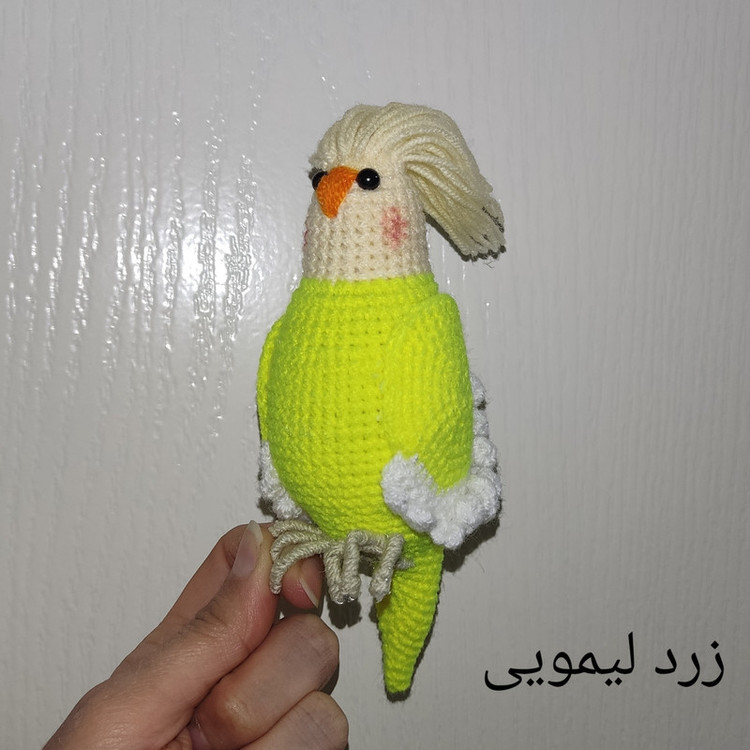 عروسک بافتنی مدل عروس هلندی آلبینو