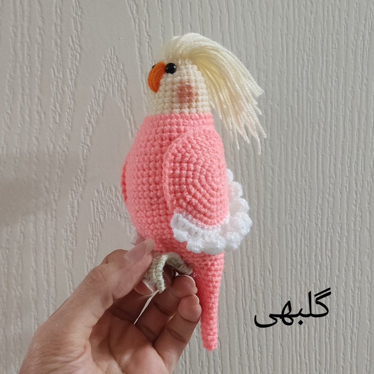 عروسک بافتنی مدل عروس هلندی آلبینو