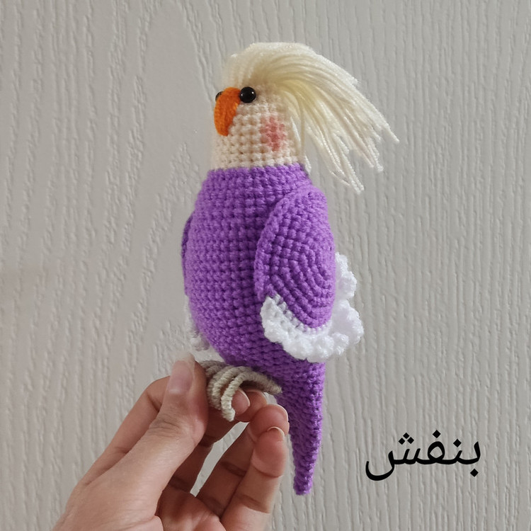 عروسک بافتنی مدل عروس هلندی آلبینو