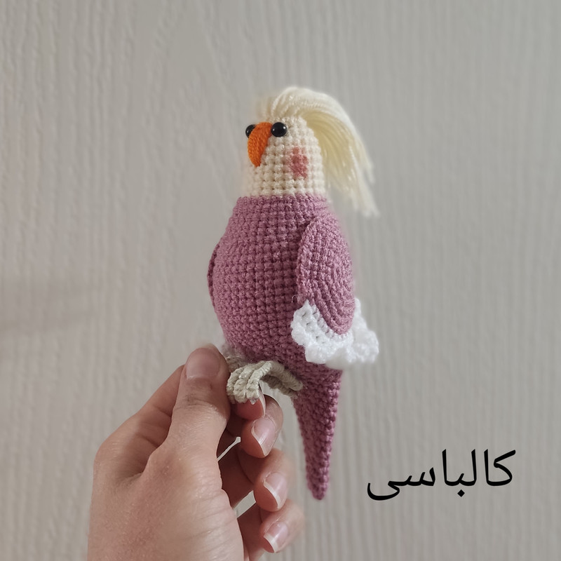 عروسک بافتنی مدل عروس هلندی آلبینو