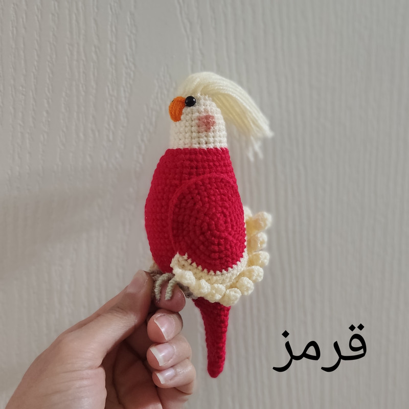عروسک بافتنی مدل عروس هلندی آلبینو