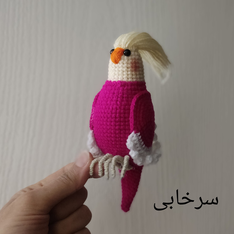 عروسک بافتنی مدل عروس هلندی آلبینو