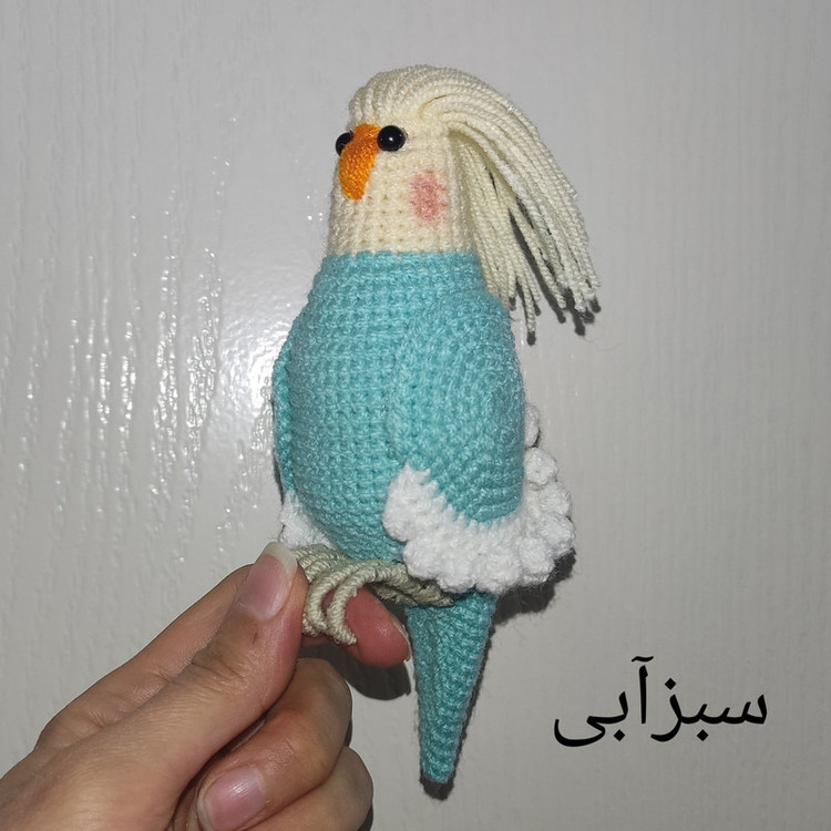 عروسک بافتنی مدل عروس هلندی آلبینو